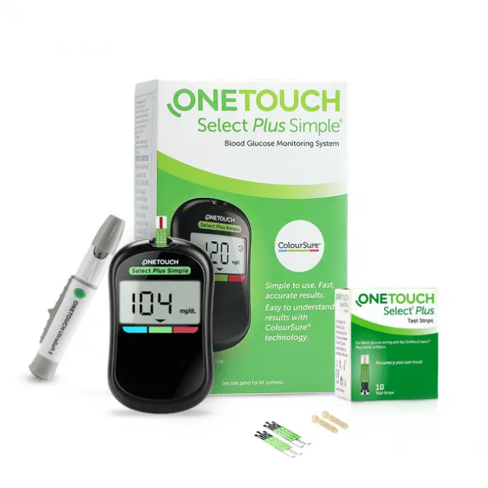 EC OneTouch Select Plus Simple Meter kit (+ 10's Offer Strips) | Shop ...